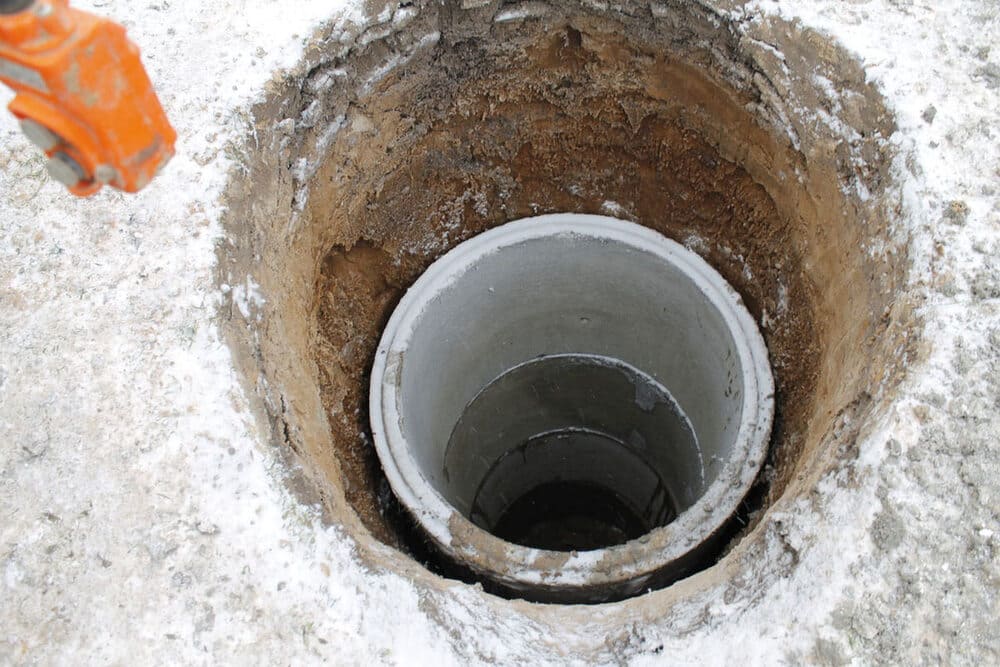 Расчет канализации и глубины установки колодца